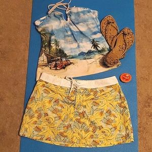 NWT Mini skirt/👙cover